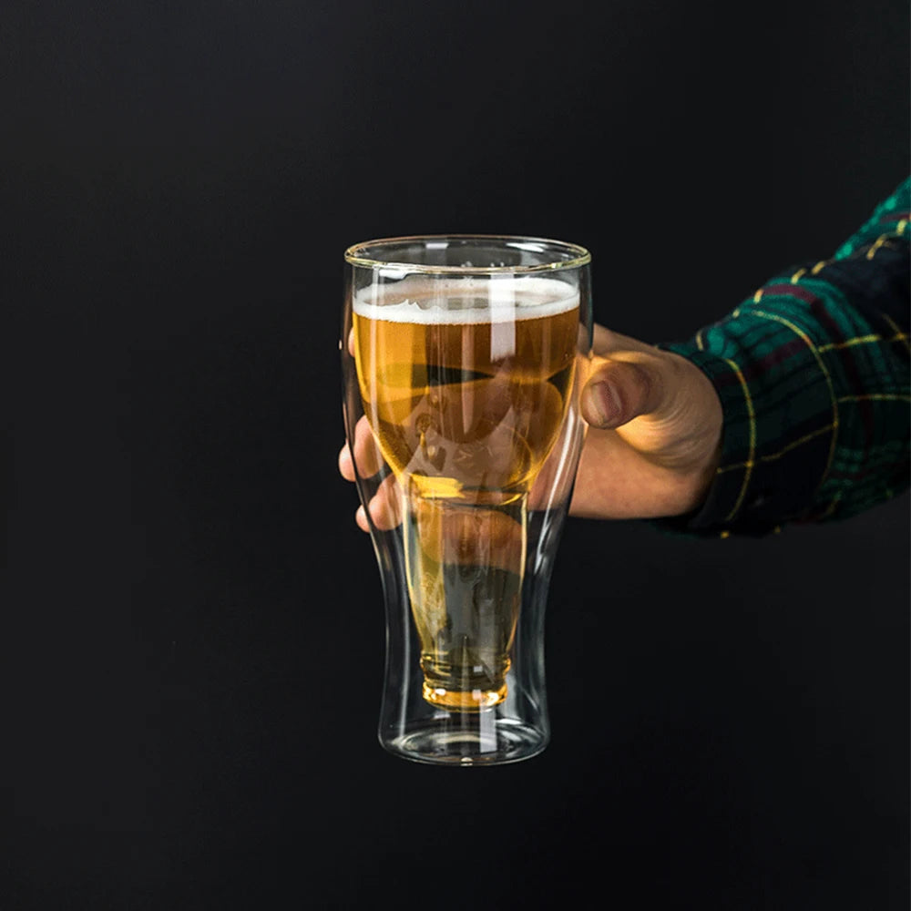 Double-walled Beer Glass Mugs