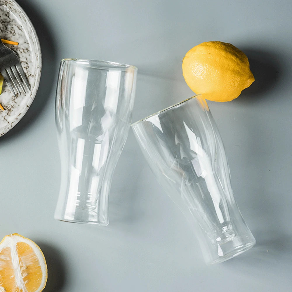 Double-walled Beer Glass Mugs