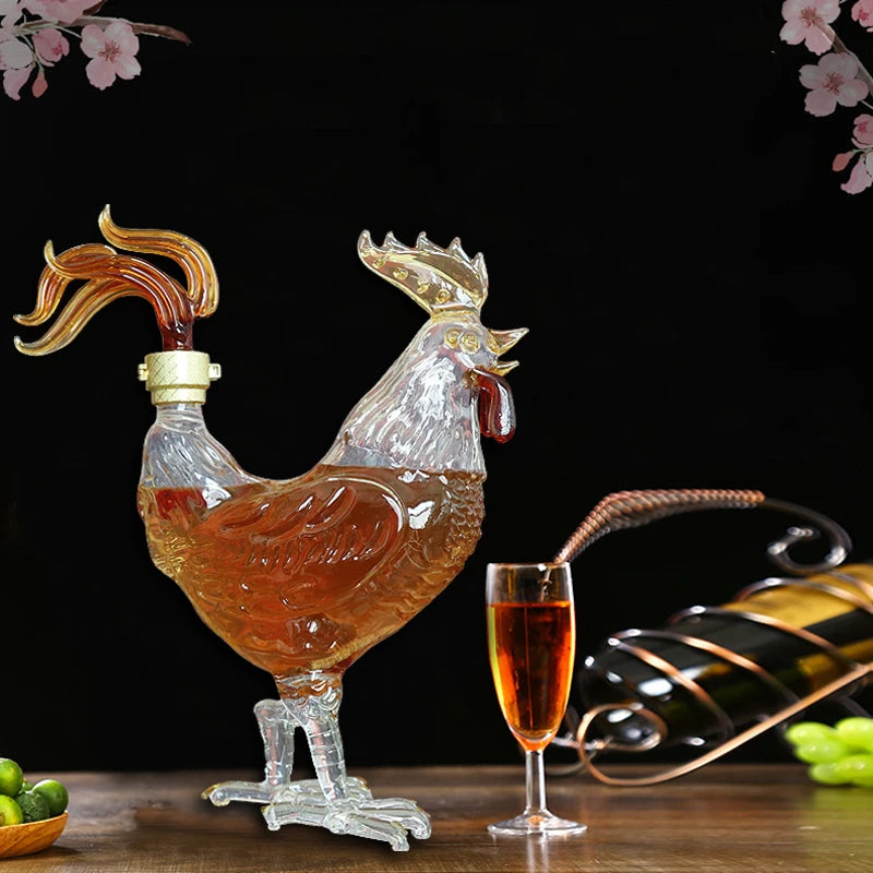 Rooster Decanter 750ml