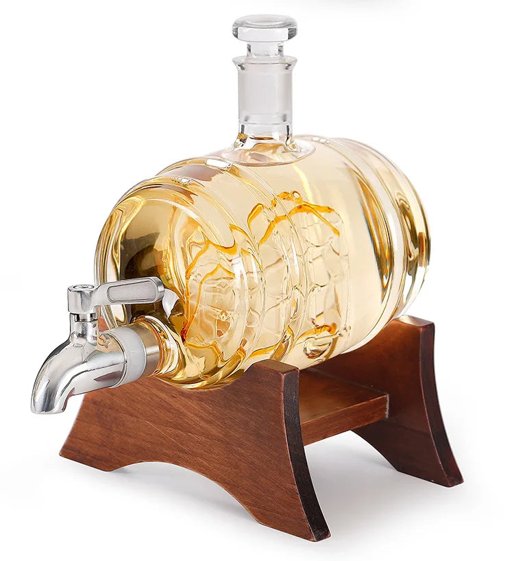 Barrel Shape Liquor Dispenser (1000ml)