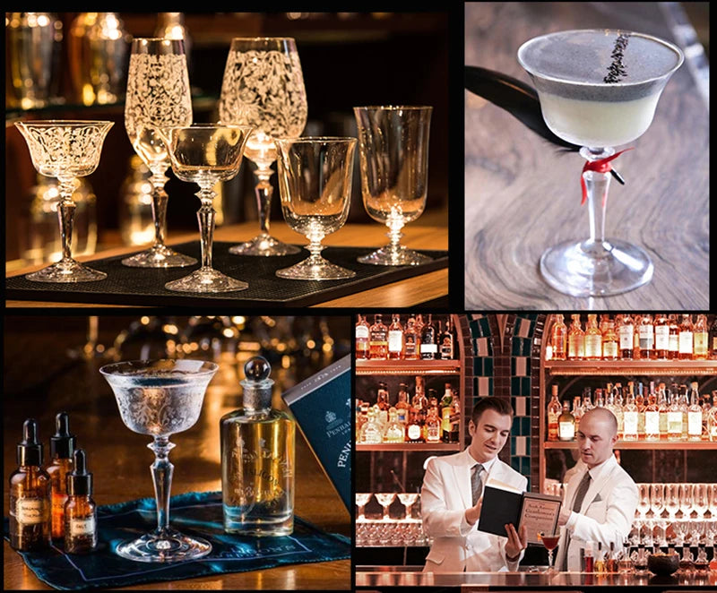 Cocktail Glasses Martini Goblet Glasses (135ml, Set of 2)