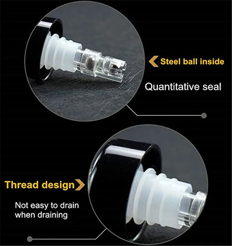 30ml Automatic Measured Bottle Pourer Quick Shot Spirit Drinks Wine Cocktail Dispenser barware wine pourer set sof 3/6/12