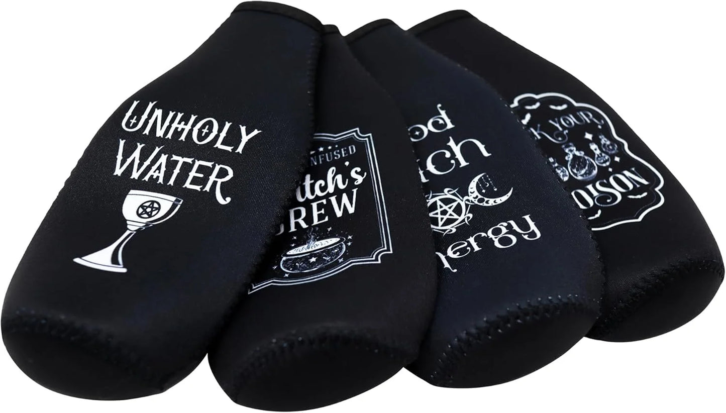 Gothic Witchy Bottle Coolers (1 pce)