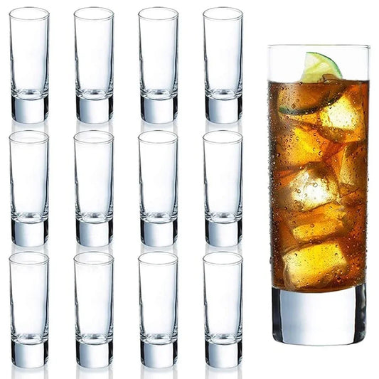 Heavy Base Shot Glasses ( set of 6 or 12, 2oz)