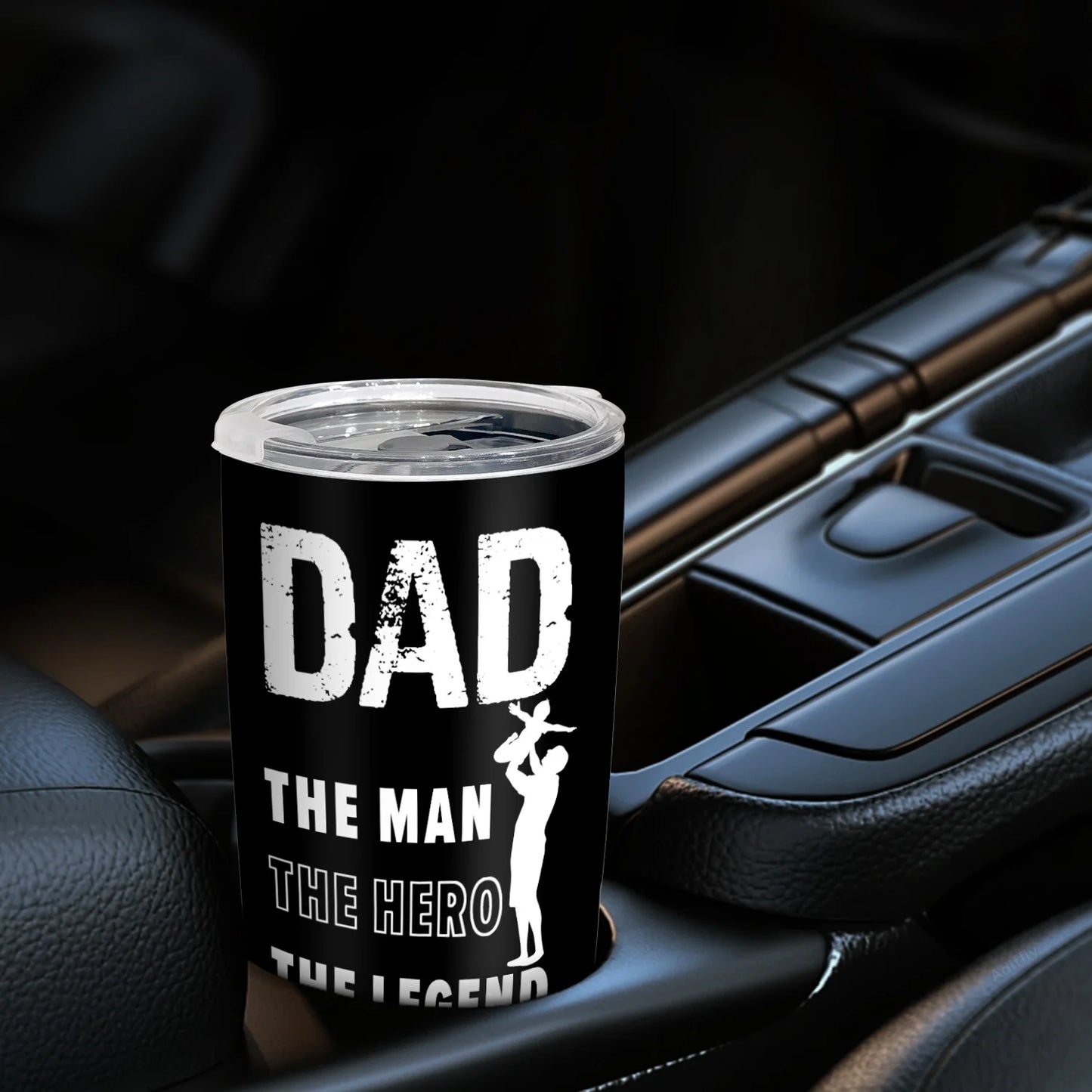Dad Nutrition Facts Travel Coffee Mug (600ml)