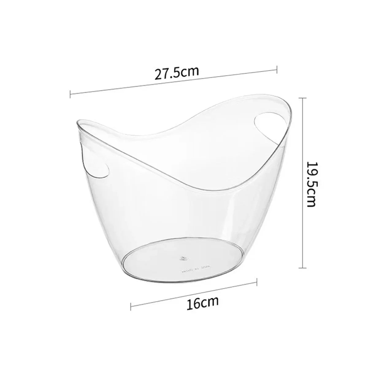 Clear acrylic Ice Buckets (1 piece, 3L)