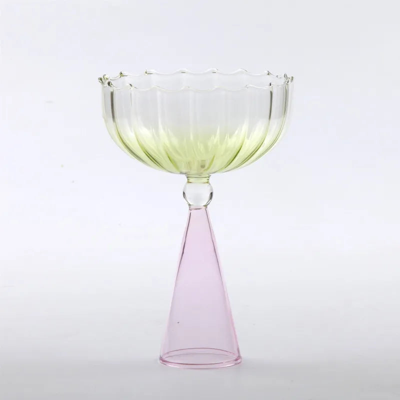 Creative Martini Glass - Pink/Green (1 pce)