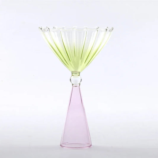 Creative Martini Glass - Green/Pink (1 pce)