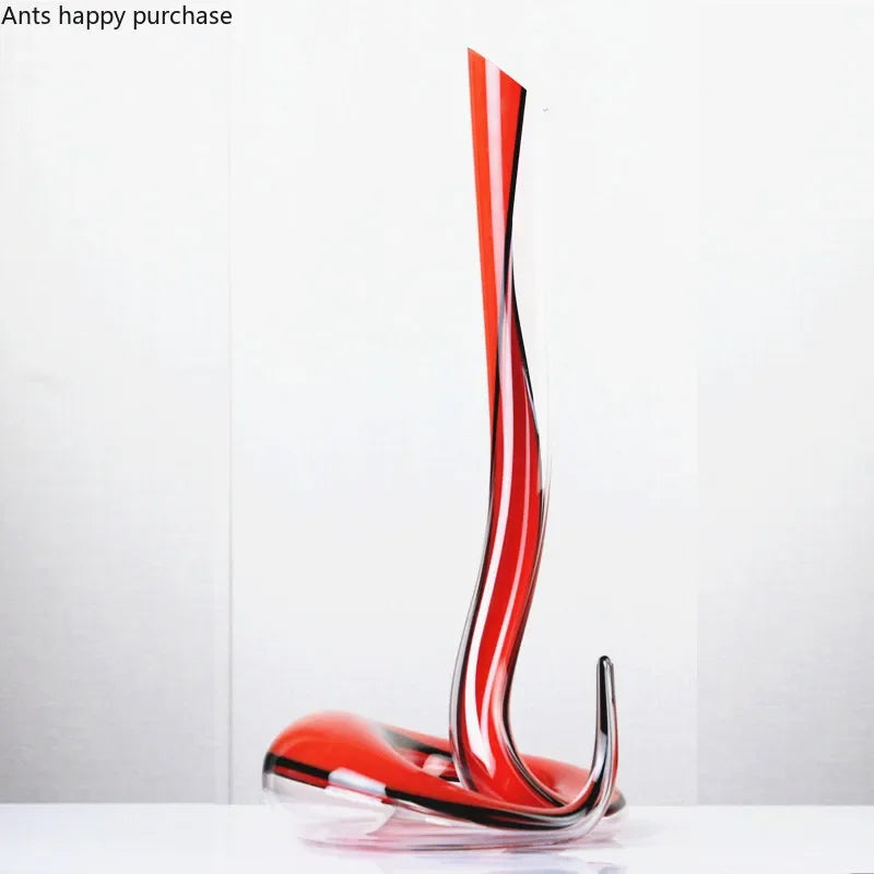 Crystal Red Snake Decanter (1 pce, 1.5L)