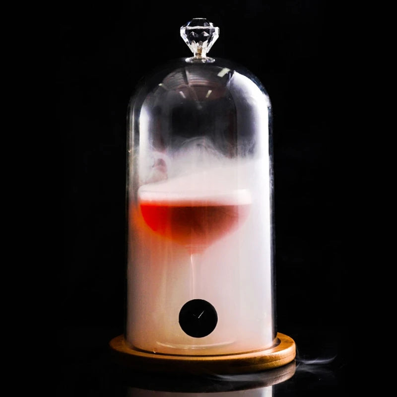 Plastic Smoking Dome with wooden base (1 piece)