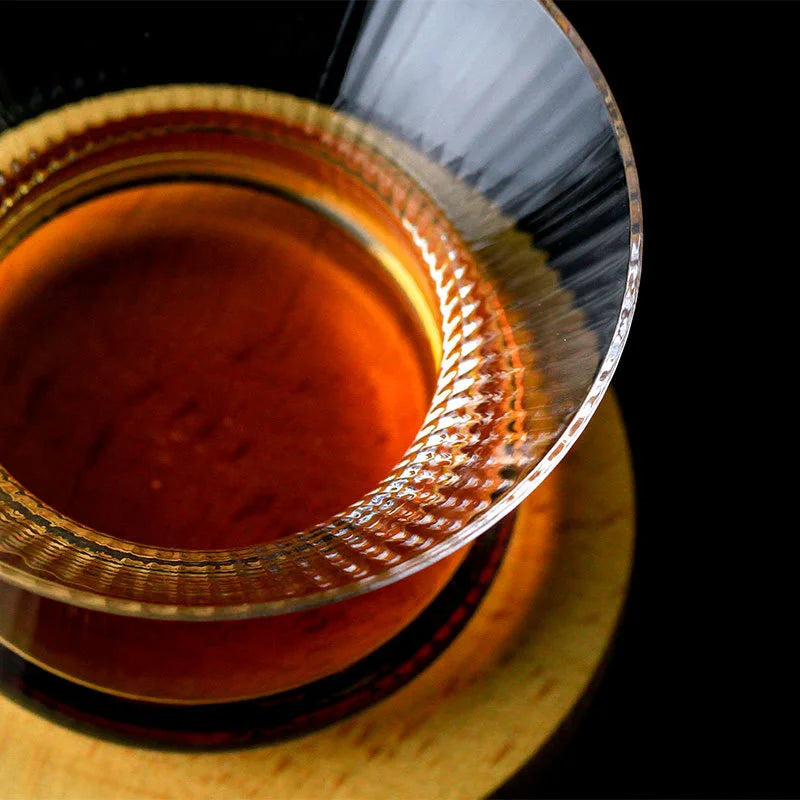 Limited Edition The 'HANYU' Japanese Edo Kiriko Spinning Whiskey Glasses (Set of 1 or 2)