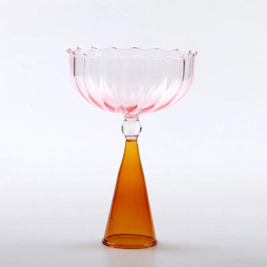 Creative Martini Glass - Orange/Pink (1 pce)