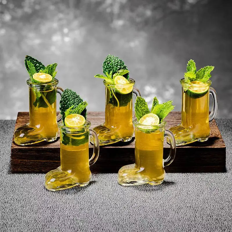 Boot Shaped Shot Glass w/handle (Set of 6, 50ml)