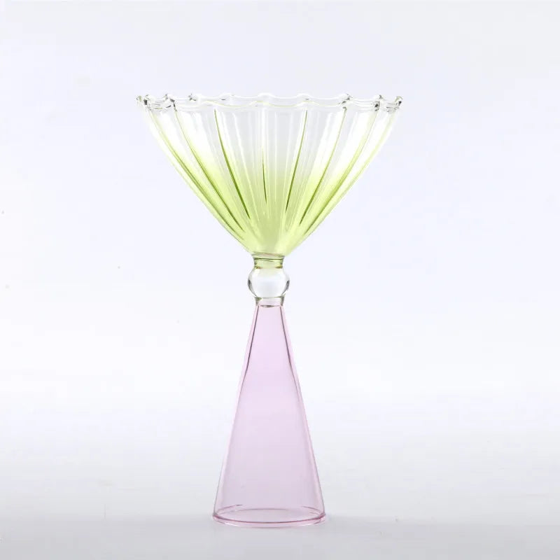 Creative Martini Glass - Green/Pink (1 pce)