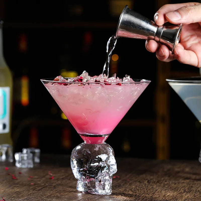 Crystal Goblet Skull Cocktail Glass (1 pce/260ml)