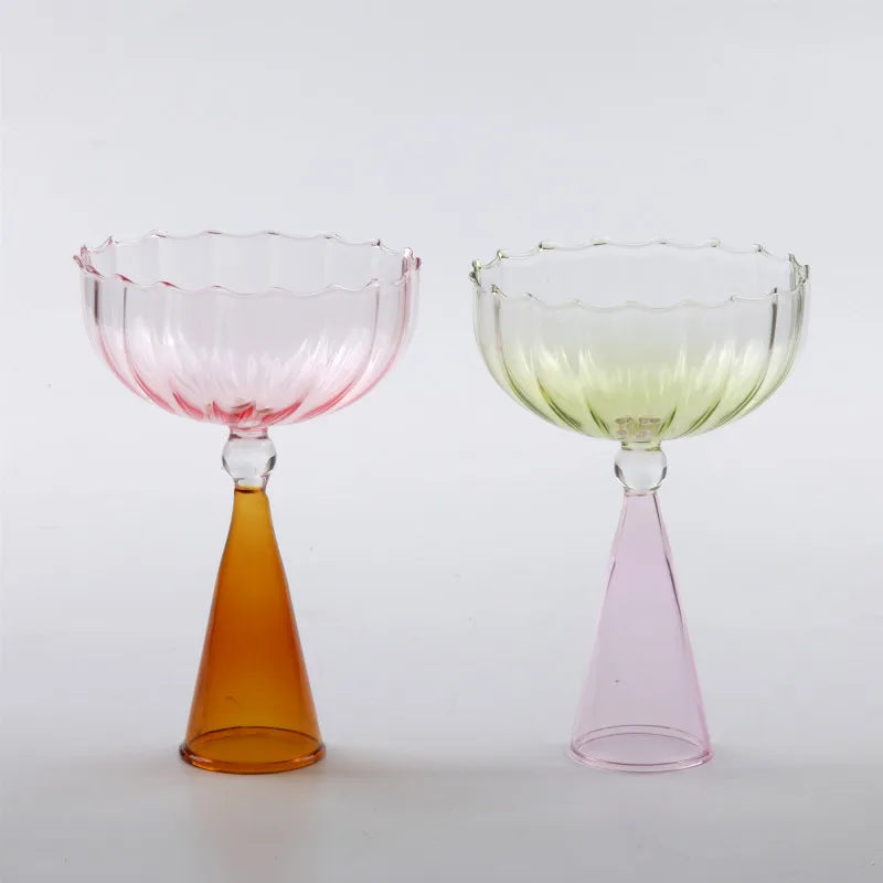 Creative Martini Glass - Pink/Green (1 pce)