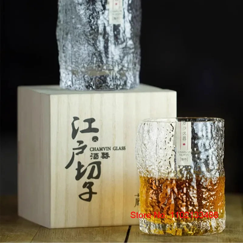 Limited Japanese Style Edo Whisky Glasses with gift box (Set of 1 or 2)