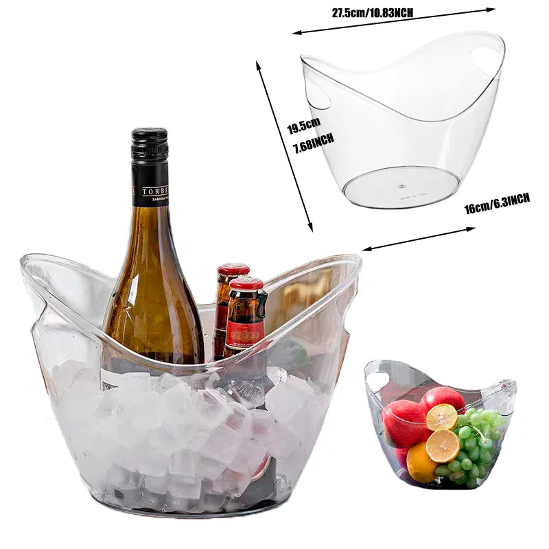 Clear acrylic Ice Buckets (1 piece, 3L)