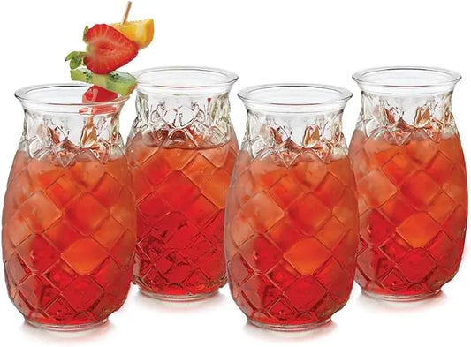 Pineapple Cocktail Glass (Set of 4, 500ml)