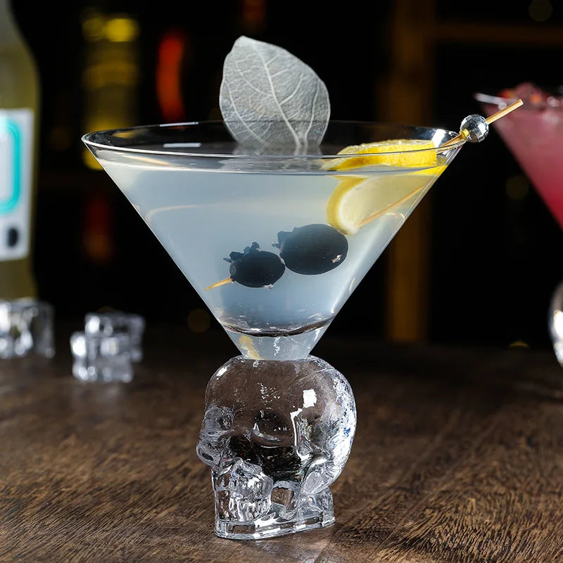 Crystal Goblet Skull Cocktail Glass (1 pce/260ml)