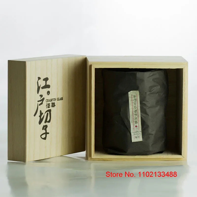 Limited Japanese Style Edo Whisky Glasses with gift box (Set of 1 or 2)