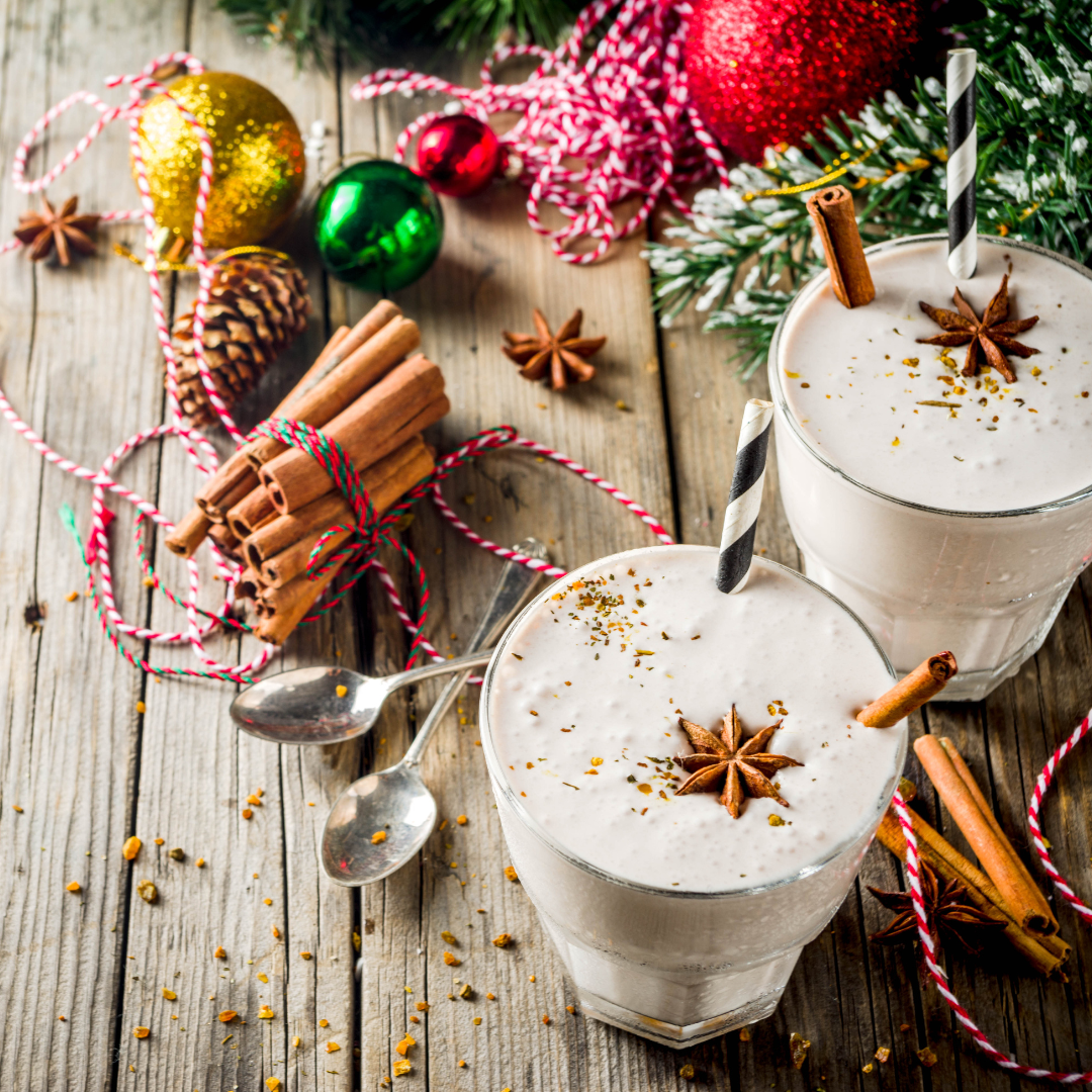 Spiced Rum Eggnog
