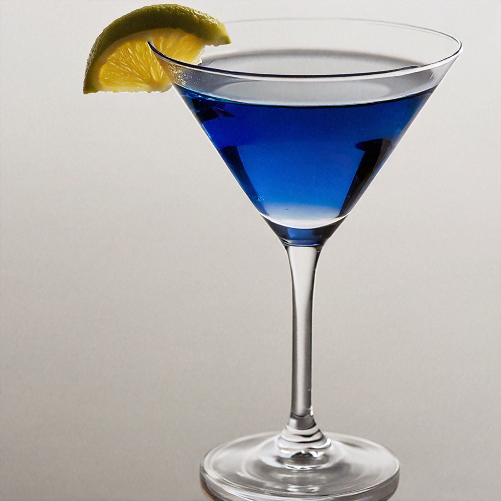 Blue Sapphire Martini Recipe and History