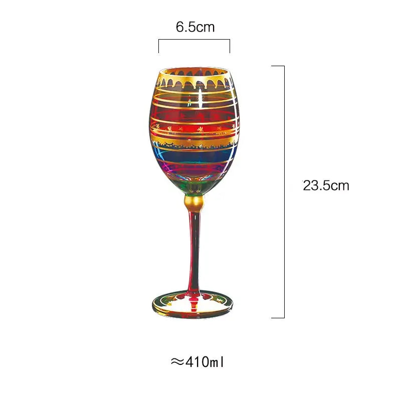 Hand Painted Wine Glass (1 piece) 400ml