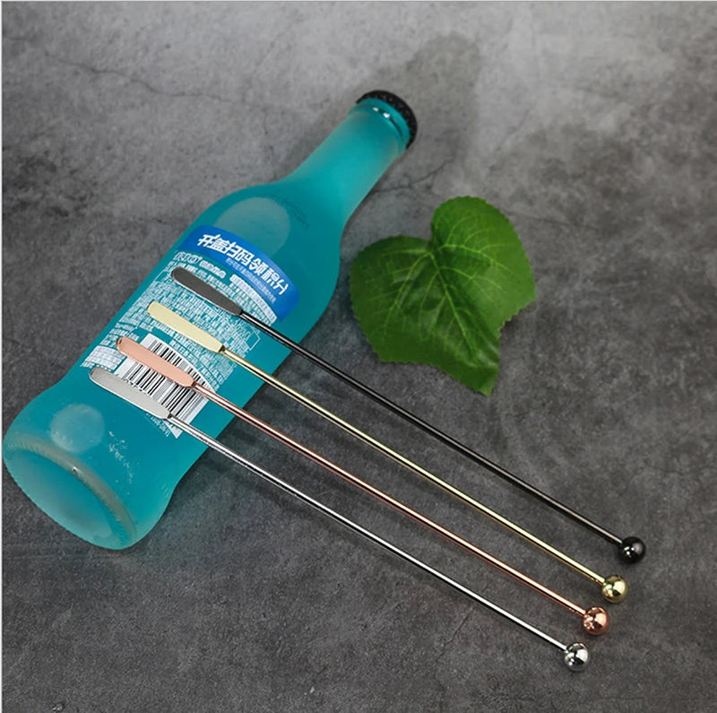 Stainless Steel Swizzle Sticks (Set of 6)