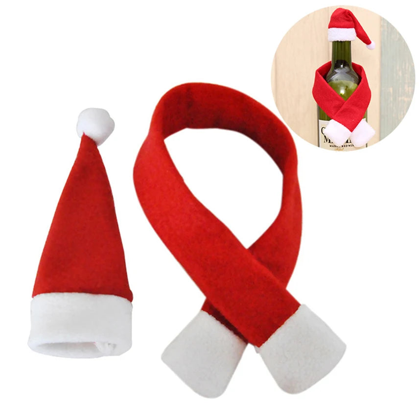 Santa Claus Wine Bottle Cover