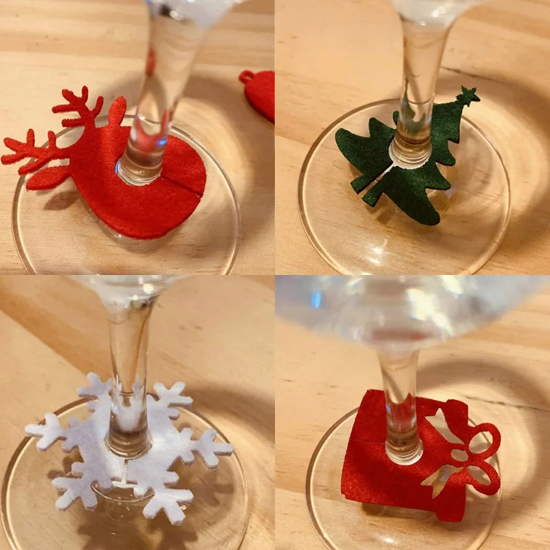 Felt Wine Glass Decoration Table (10 pack)