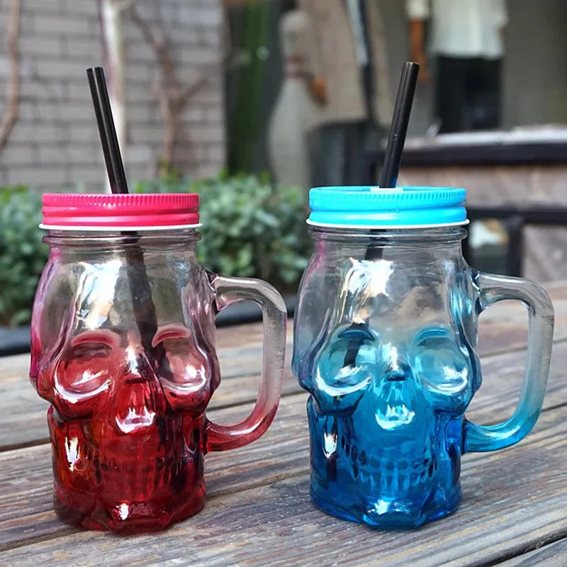 Skull Mason Jar (1 piece/500ml)