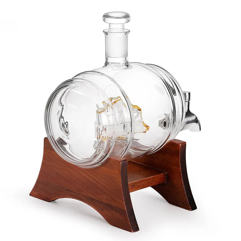 Barrel Shape Liquor Dispenser (1000ml)