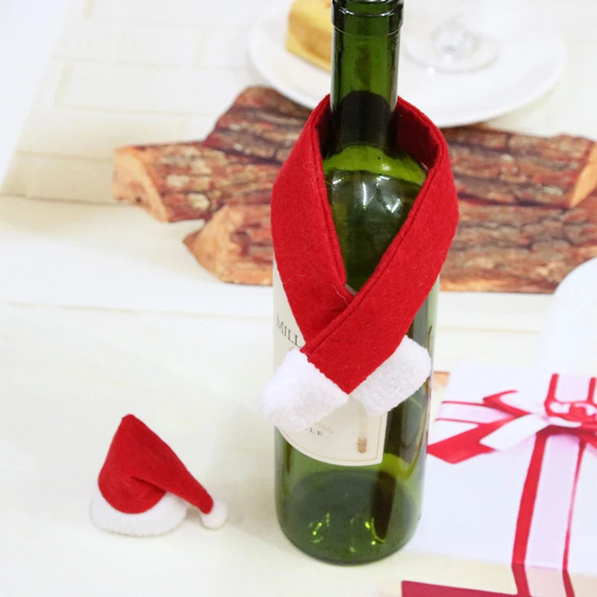 Santa Claus Wine Bottle Cover