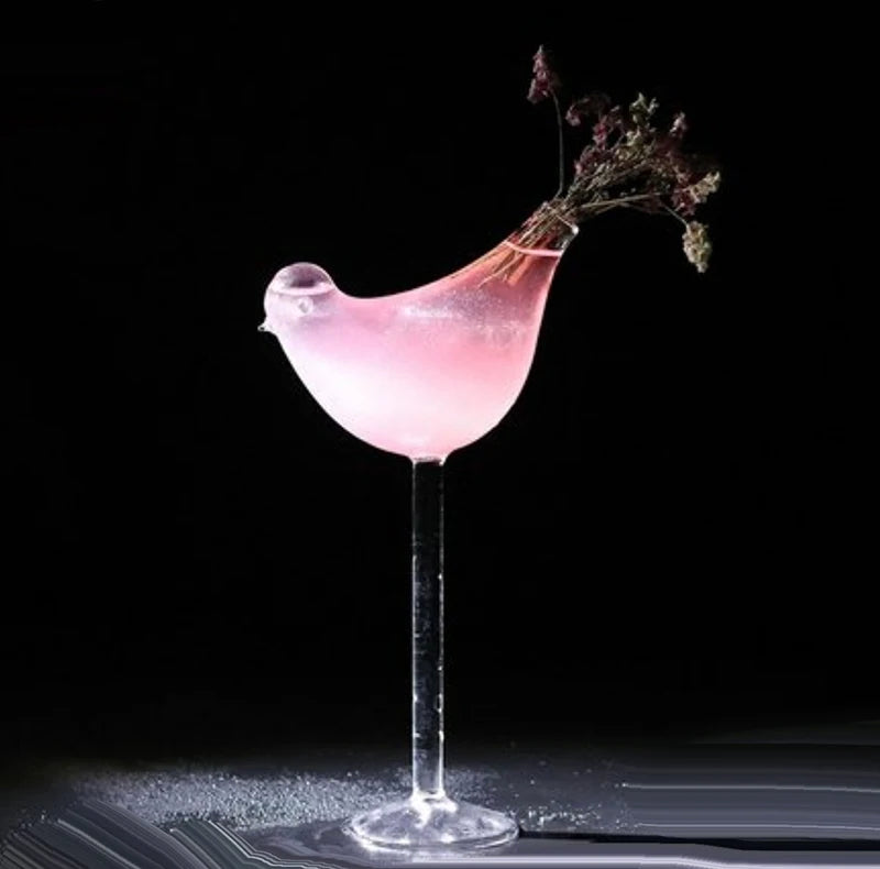 Creative Bird Shape Cocktail Glasses (Set of 4/150ml)