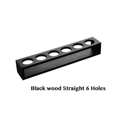 Black Wooden Shot Glass Holder