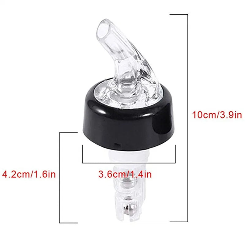 30ml Automatic Measured Bottle Pourer Quick Shot Spirit  Drinks Wine Cocktail Dispenser barware wine pourer set sof  3/6/12