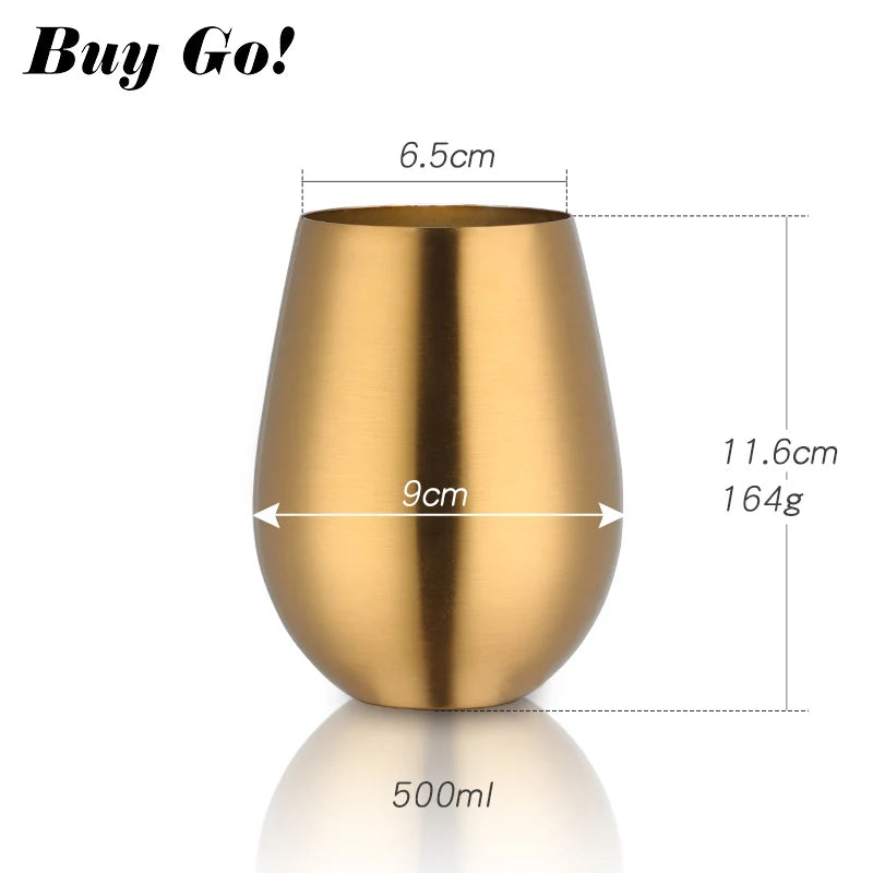 Stainless Steel Tumbler (Set of 2, 500ml)