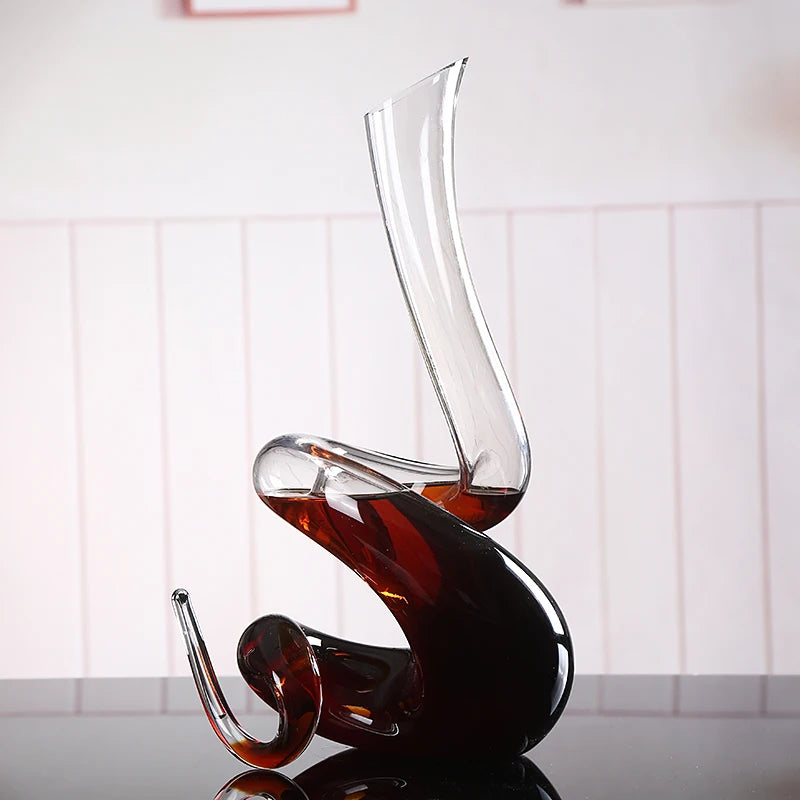 Winding Crystal Snake Decanter (1.4L)