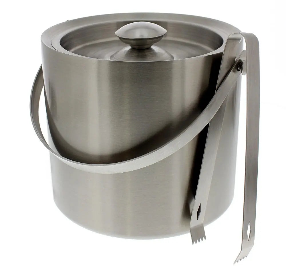 Stainless Steel Ice Bucket With Tongs (2L/3L)