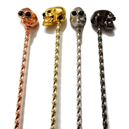 Skull Cocktail Spoon Stainless Steel