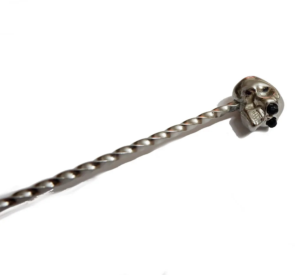 Skull Cocktail Spoon Stainless Steel