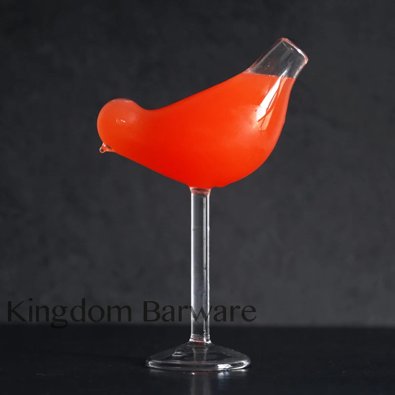 Creative Bird Shape Cocktail Glasses (Set of 4/150ml)