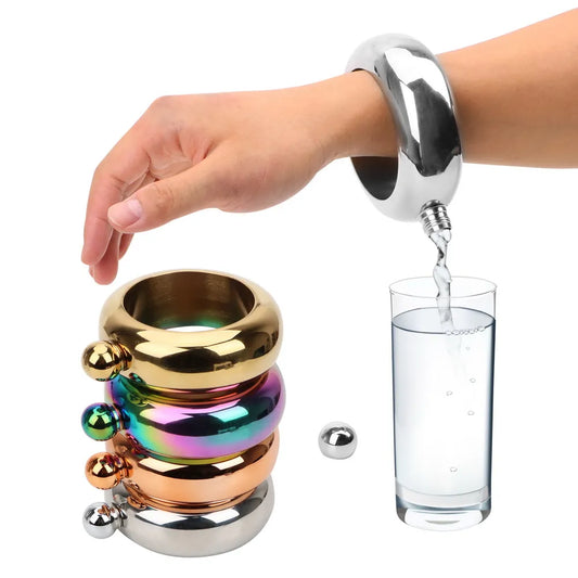 Round Chic Hip Flask Bracelet