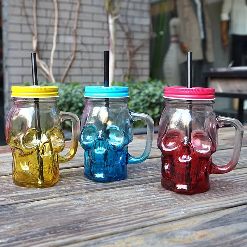 Skull Mason Jar (1 piece/500ml)