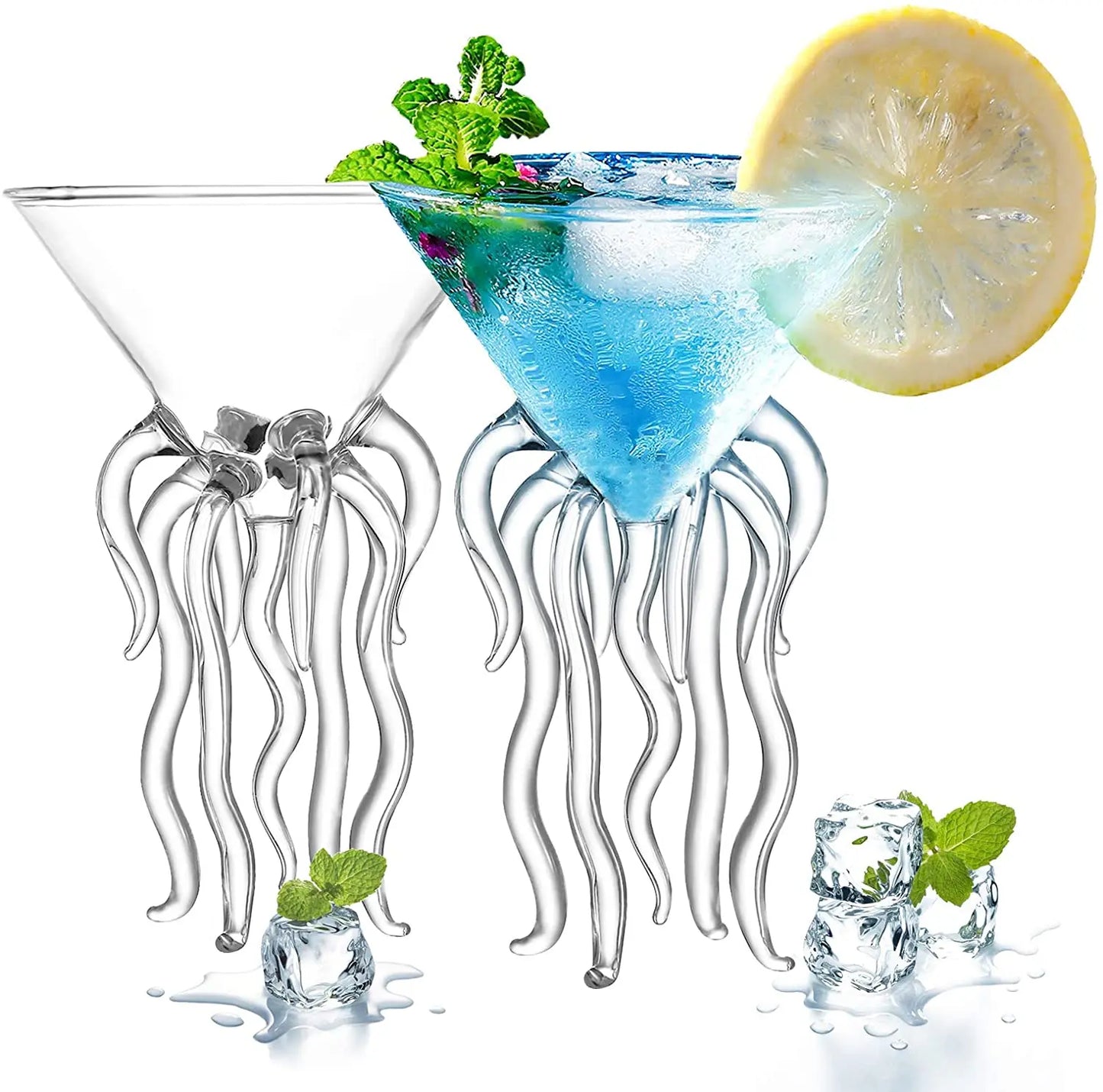 Octopus Cocktail Glass (Set of 4)