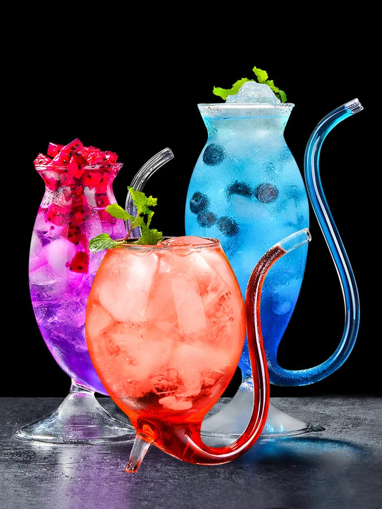 Quirky Cocktail Glass (Set 4 - 190ml/Tall 300ml/Short300ml)