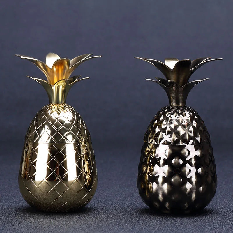 Stainless Steel Pineapple Cocktail Glass (350ml/500ml/700ml)