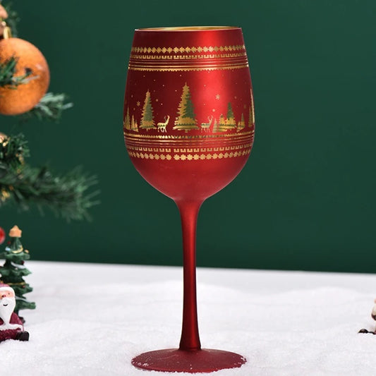 Christmas Tree Design Wine Glass (Set of 2, 520ml)