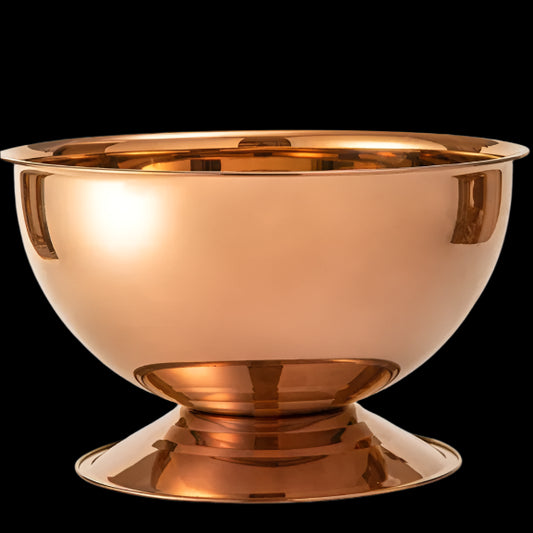 Large Stainless Steel Rose Gold Ice Bucket (13.5L)